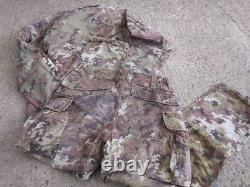 Italian Army Vegetato Camouflage Uniform Top and Bottom Set Actual Release