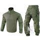 Krydex G3 Combat Uniform Set Shirt & Trousers & Knee Pads Desert Night Camouflag