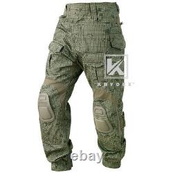 KRYDEX G3 Combat Uniform Set Shirt & Trousers & Knee Pads Desert Night Camouflag