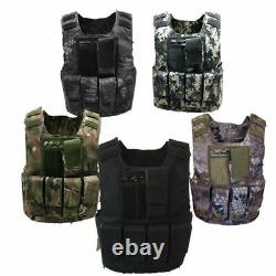 Kids Boys Vest Camouflage Bulletproof Combat Armor Tops Equipment Uniform Set