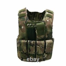 Kids Boys Vest Camouflage Bulletproof Combat Armor Tops Equipment Uniform Set