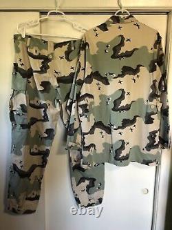 Kuwaiti Defense Force Chocolate Chip Camouflage Uniform Set Camo Q8 Military