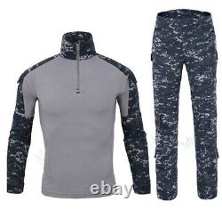 MEN Army G3Combat Uniform Shirt&Pants Set Military Airsoft MultiCam Camo BDU UK
