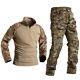 Man Military Clothing Sets Tactical Uniforms Bdu Combat Suit Camouflage T-shirts