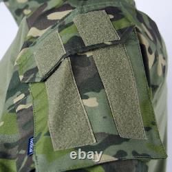 Man Military Clothing Sets Tactical Uniforms BDU Combat Suit Camouflage T-shirts