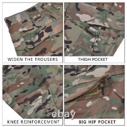 MenCamouflage Suit Combat Tactical Army Airsoft Military Uniforms Hunting Outfit