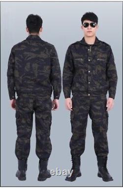 Men Army Tactical Camouflage Special Military Uniform Soldier Training Clothes