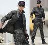 Men Camo Military Tactical Cotton Army Jacket+pants Combat Uniform Set Outdoor