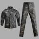 Men Camouflage Shirt Coat Pant Set Military Uniform Tactical Suit Army Forces