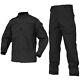 Men Camouflage Uniform Tactical Combat Black Shirts &pants Work Clothing Suit