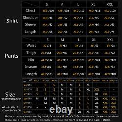 Men G3 Combat Uniforms Set with Knee & Elbow Pads Camouflage Small Black