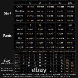 Men G3 Combat Uniforms Set with Knee & Elbow Pads Camouflage X-Large Black