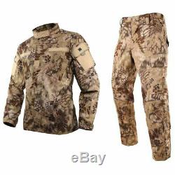 Men Jacket Pants Suit Military Coat Tactical Trousers Combat Uniform Army Set