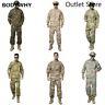 Men Military Uniform Combat Shirt Man Army Tactical Camouflage Clothing Set