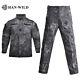 Men Military Uniform Tactical Shirt Camouflage Hunting Suit Coat+pant Set Xs-2xl