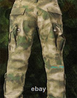 Men's A-TACSFG Tactical Jacket Pants Suit Special Police Camouflage Uniform Coat