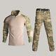 Men's Army Military Uniform Camouflage Coat Suit Shirt Pant Set Outfit Tactical