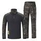 Men's Army Military Uniform Camouflage Tactical Suit Coat Pant Set Outfit Shirt