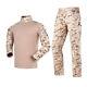 Men's Army Military Uniform Suit Shirt Camouflage Tactical Coat Pant Set Outfit