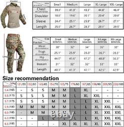 Men's G3 Combat Uniform Tactical Camouflage Apparel Set For Hunting Airsoft