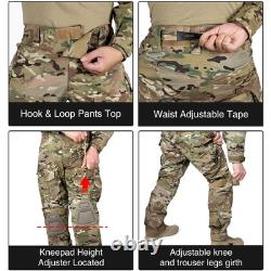 Men's G3 Combat Uniform Tactical Camouflage Apparel Set For Hunting Airsoft P
