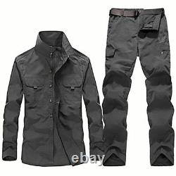 Men's Military Clothing Tactical Uniforms Summer Quick Dry Shirts Cargo Pants