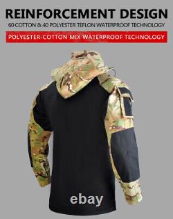 Men's Tactical Shirt Pants US Army G3 Combat GEN3 Hunting BDU Camo Uniform Suits