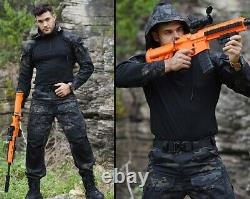 Mens Camouflage Tactical Suit Shirts Pants Military Combat Uniform SWAT BDU Sets