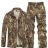 Mens Camouflage Uniform Python Pattern Tactical Suits Outdoor Jacket Pants Sets