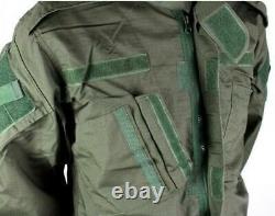 Mens Coat Outerwear Military Tactical Combat Jacket Pants Set Uniform Army Green