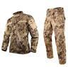 Mens Jacket Pants Set Military Coat Trousers Tactical Combat Uniform Long Sleeve