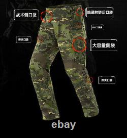 Mens Military Tactical Combat Uniform Shirt Pants SWAT Gen3 Sets BDU Camouflage