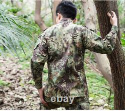 Mens Military Tactical Jacket Pants Combat Special Force BDU Uniform Suits SWAT