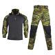Mens Tactical Suit Army Military Combat Uniform Hood Outdoor Work Airsoft Suit