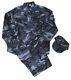 Middle East Police Blue Urban Pattern Camouflage Set Size Xl With Cap