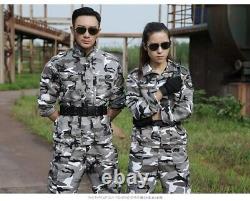 MilitaryUniform Snow Camouflage Army Combat Shirt Uniforme Militar Tactical Suit