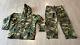 Military Cold Weather Gore-tex Parka Woodland Camouflage Mens Large Long Set