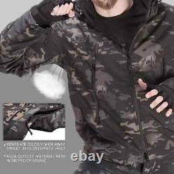 Military Jacket Soft Shell Trainning Combat Uniform Men Tactical Jackets+Pant