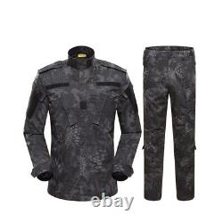 Military Uniform Camo Tactical Suit Army Camouflage Clothing Set Hunting Fishing