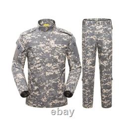 Military Uniform Camo Tactical Suit Army Camouflage Sets Hunting Paintball Suit