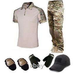 Military Uniform Camouflage softair Tactical Suit US Army Combat Shirt Cargo CP