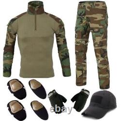 Military Uniform Camouflage softair Tactical Suit US Army Combat Shirt Cargo CP