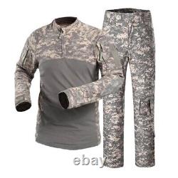 Military Uniform Camouflage softair Tactical Suit US Army Combat Shirt Cargo CP