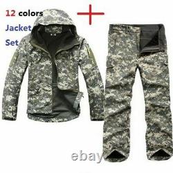 Military Uniform Set Tactical Pants And Hooded Jacket Airsoft Army Suit Combat