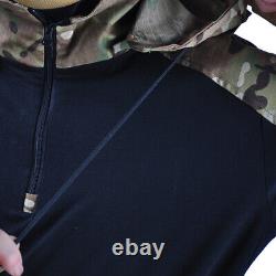 Military Uniform Shirt Tactical Pants with Pads Camouflage Suit Hunting Clothes