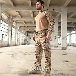 Military Uniforms Multicam Camouflage Tropic Frog Suits Training Suits Men Us