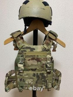 Multicam Camouflage Body Armor Helmet Set