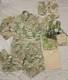 Multicam Camouflage Uniform Top And Bottom Suspenders Mug Pouch Hat Face Guard S