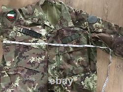 NEW GenuineItalian Army Issue Vegetato BDU Camouflage Combat Shirt & Trouser Set
