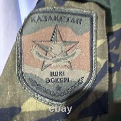 NEW Kazakhstan Army Uniform Set Patched Foreign Camo Shirt & Pants RARE